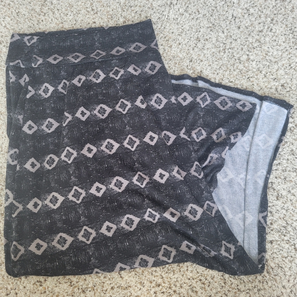 Geometric Y2K Maxi Shirt